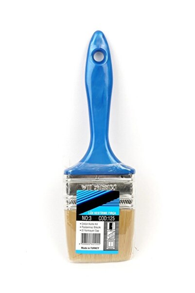 KIZILELMADA فرشاة طلاء احترافية رقم 3 ذات رأس رفيع - للأسطح الخشبية والديكورية