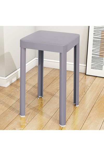 Danube Home Cossa Stool - Light Grey