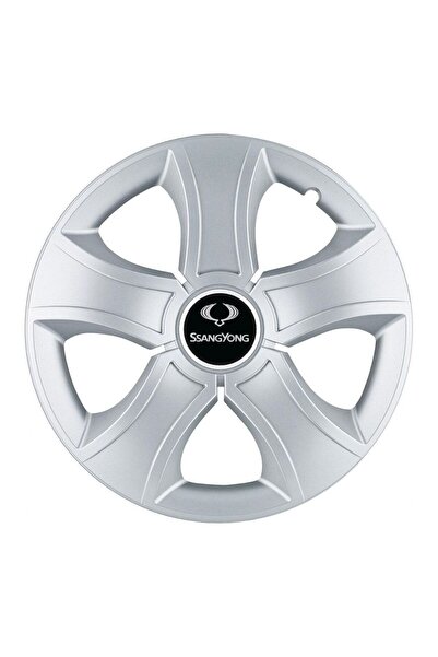 Autohelix MSA Set de 4 capace de jantă Bis Gri R15, pentru SsangYoung