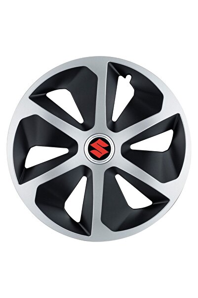 Autohelix MSA Set de 4 capace de jantă Roco Gri-Negru R17 pentru gama auto Su...