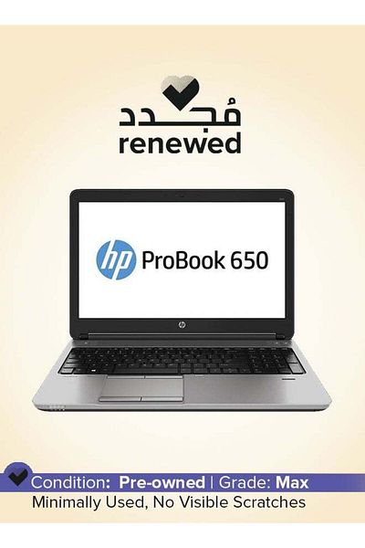 HP Pre-Owned Probook 650 G1 2014 15.6-inch Intel Core i5 4th Gen 16 GB 256 GB Intel HD Graphics Black