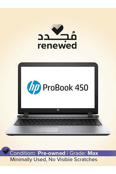 HP Pre-Owned Probook 450 G3 15.6-inch Intel Core i5 6th Gen 8 GB 256 GB Intel HD Graphics Black