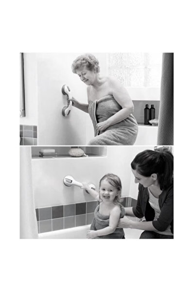 OEM Bathroom Suction Cup Handle, 30 cm, White