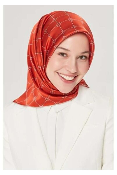 Armine Eșarfă de mătase Nostalgia - 8555-18 Twill cu țiglă