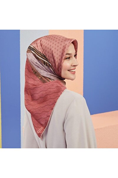 Armine Eșarfă de mătase Nostalgia - 8519-33 Sura de coajă de ceapă