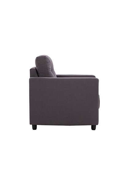 Danube Home Nottingham 1 Seater Fabric Sofa - Dark Slate Grey L85xW85xH88cm