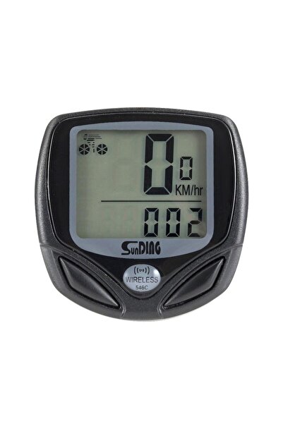 Carsons Cyclocomputer WIRELESS, 14 Functions, Black