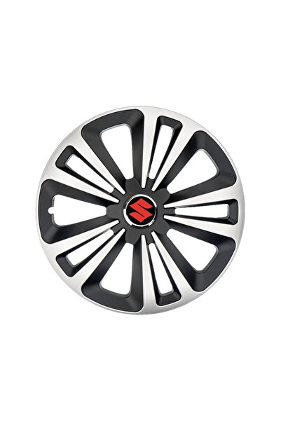 Autohelix MSA Set de 4 capace de jantă Terra Gri-Negru R16 pentru gama Suzuki