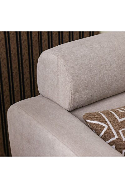 Danube Home Nimera 1 Seater Fabric Sofa - Grey L97xW94xH80cm