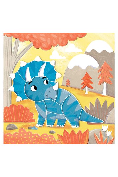 Galt Cartea mea cu stickere - Dinozauri prietenosi