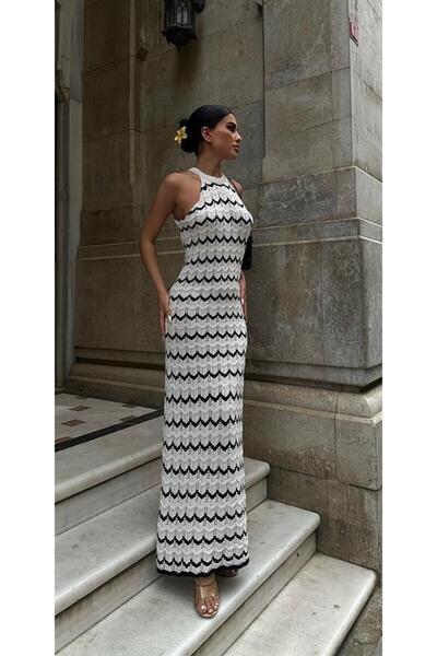 modamtn Melina Openwork Halter Neck Dress 2774