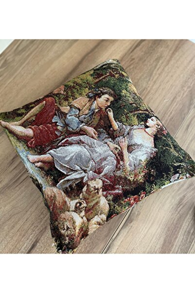 MYHOMEGOBLEN Jacquard Tapestry Woven Decorative Throw Pillow Case