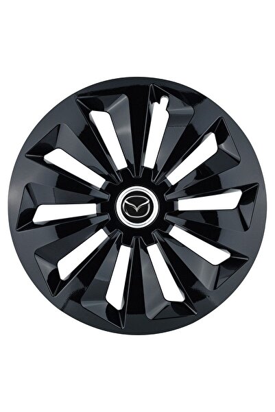 Autohelix MSA Set de 4 capace jante Fox negre R15 pentru gama de mașini Mazda