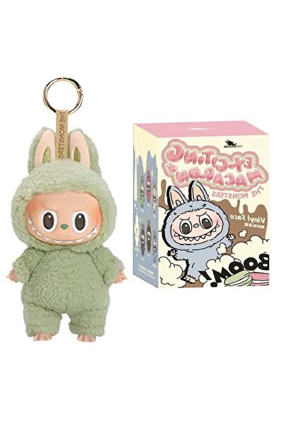 rexa دمية لابوبو المحشوة على شكل وجه من الفينيل