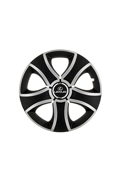 Autohelix MSA Set de 4 capace de jantă Bis Gri-Negru R16 pentru gama Lexus
