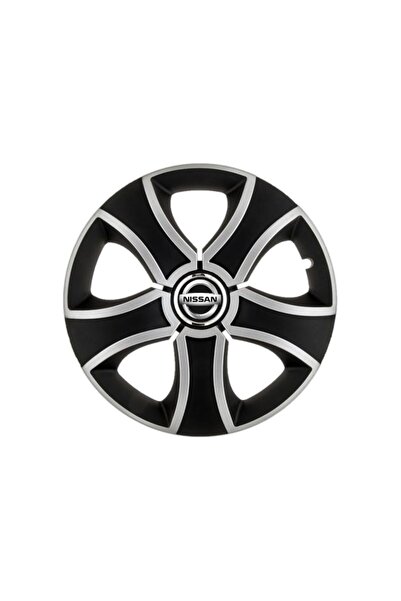 Autohelix MSA Set de 4 capace de jantă Bis Gri-Negru R15 pentru gama Nissan