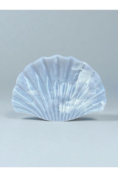 MUTENA Seashell Mussel Clasp Buckle 9 cm - Mussel Mother of Pearl Clasp Women's Clasp Buckle
