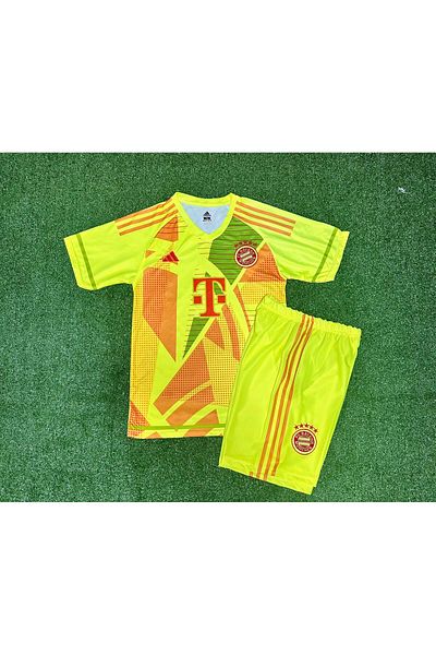Lion Spor B'ayern M'ünih2024-25 Νέας σεζόν Χειροκίνητη φανέλα ποδοσφαίρου παιδικού τερματοφύλακα Neuer