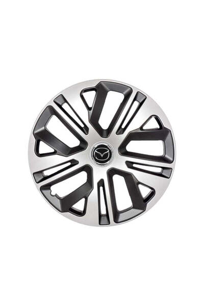 OEM Set de 4 capace de jantă Raven Grey-Black R15, pentru gama de mașini Mazda