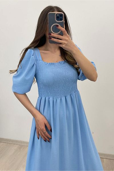 Nazline Women's Gipeli Short Sleeve Long Dress