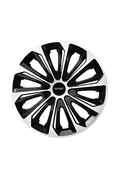 Autohelix MSA Set de 4 capace de jantă argintii R14 extra rezistente pentru g...