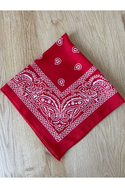 Rupen Kraft 100% Cotton Classic Pattern Unisex 2-Piece Bandana Set Colorful Bandana Ethnic Patterned a Quality Bandana