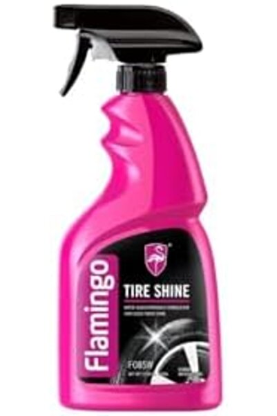 Flamingo مُلمع إطارات السيارات من كاركير تيك، مُلمع شمعي F085، 500 مل