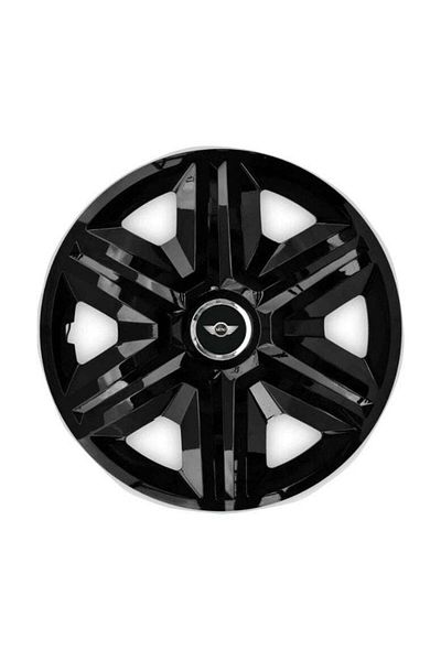 Autohelix MSA Set de 4 capace de roată rapide negre R16 pentru gama de mașini Mini Cooper