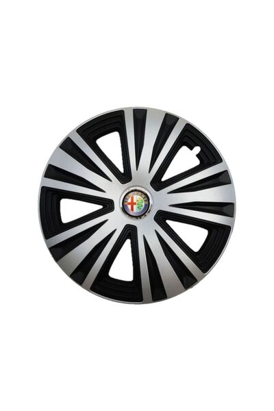 Autohelix MSA Set de 4 capace de jantă Glory Gray-Negru R16, pentru gama de m...