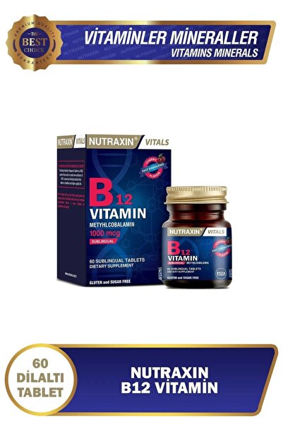 Nutraxin B12 Vitamin 1000mcg 60 Tablet