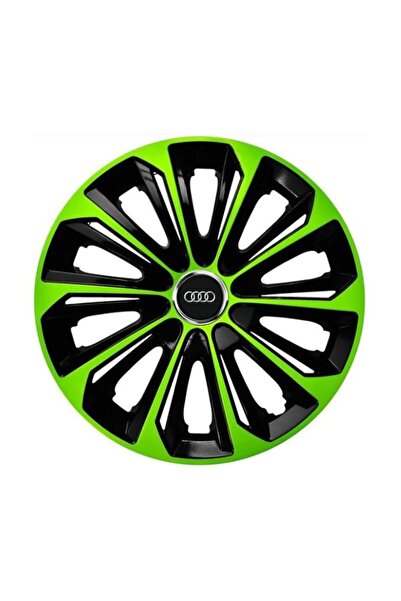 Autohelix MSA Set de 4 capace pentru roți extra rezistente, verzi, R16, pentr...