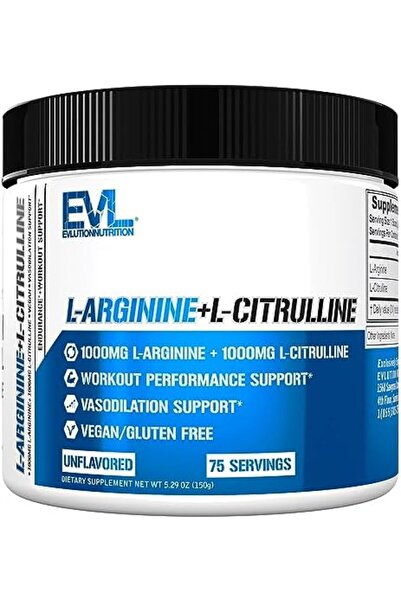 evlution nutrition إل-أرجينين + إل-سيترولين - مكمل غذائي لتعزيز القدرة على ال...