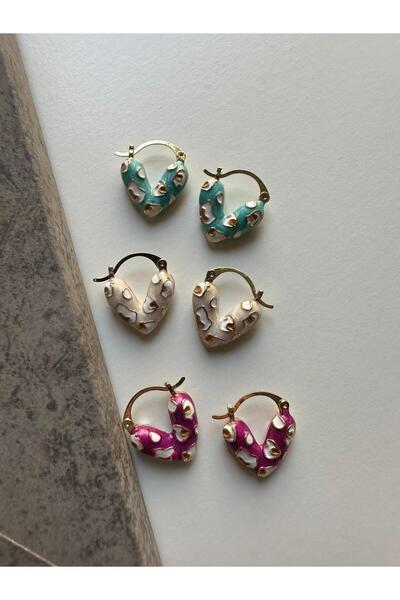 RENDA ACCESSORY Mine Desenli Kalpli Küpe