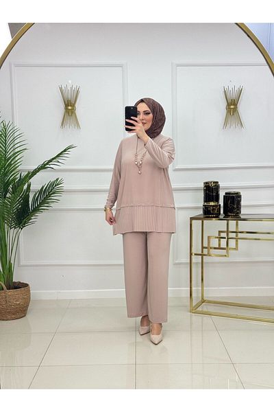 VALENS BOUTİQUE Комплект от две части панталони за хиджаб за жени - туника и панталон
