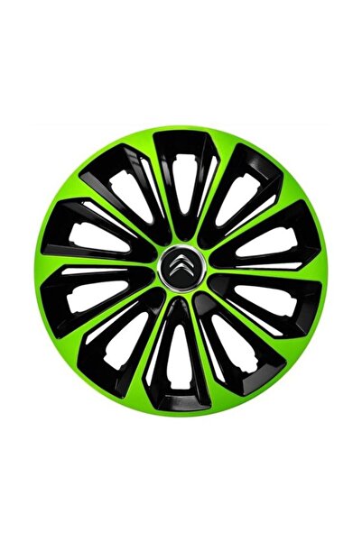 Autohelix MSA Set de 4 capace de jantă R14 verzi extra rezistente pentru gama...