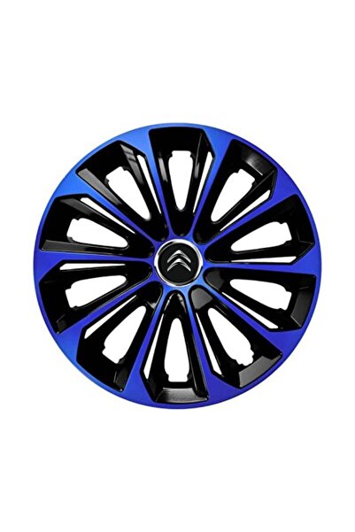 Autohelix MSA Set de 4 capace de jantă extra rezistente, albastre, R14, pentr...