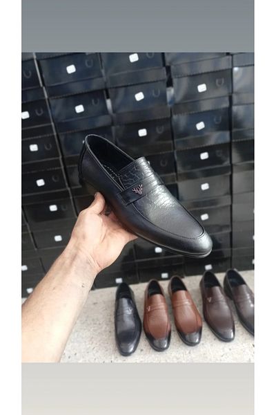 Savira Genuine Leather, Classic Model, 4 Seasons, Inner and Outer Leather Men's Shoes
