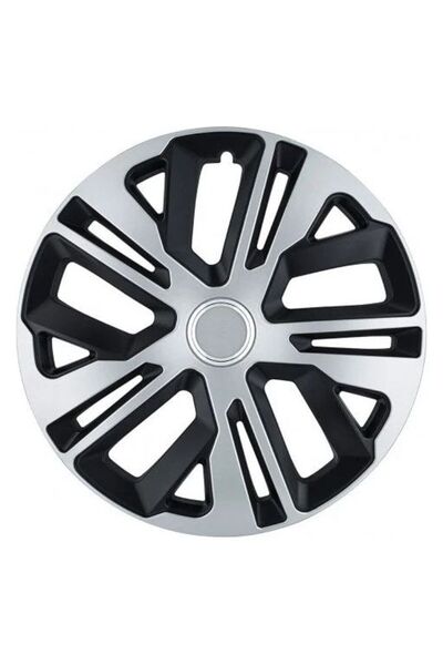 Autohelix MSA Set de 4 capace de jantă RAVEN gri-negru R16