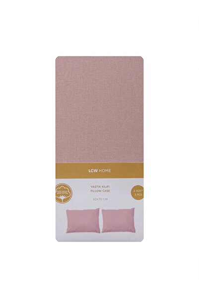 LC Waikiki Lcw Home Basic Cotton Pillow Case 2 Pcs 50X70 cm (W5)