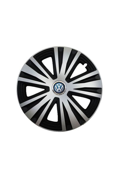 Autohelix MSA Set de 4 capace pentru roți compatibile cu jante de 15 inch, pentru Volkswagen, Glory Mix