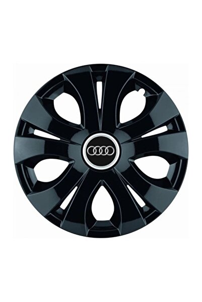 Autohelix MSA Set de 4 capace de jantă negre pentru R16, compatibile cu Audi