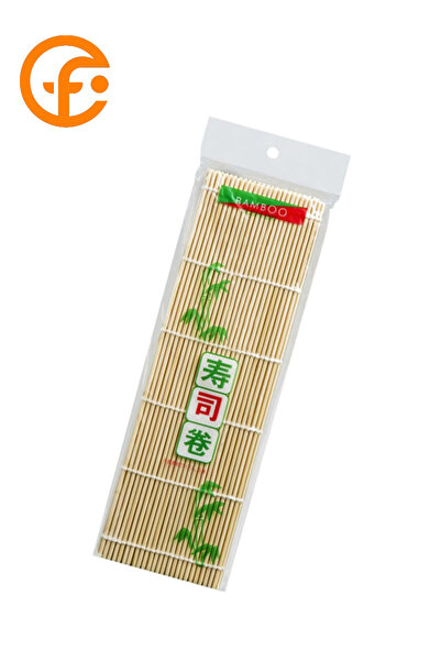 Bamboo Sushi Mat - Doğal Bambu Suşi Sarma Hasırı (24x24 cm)