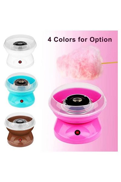 TERRION Portable Cotton Candy Machine 450W with Splash Guard, Scoop & 10 Sticks – Home Candy Floss Maker