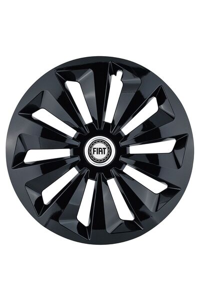 Autohelix MSA Set de 4 capace jante Fox negre R16 pentru gama Fiat