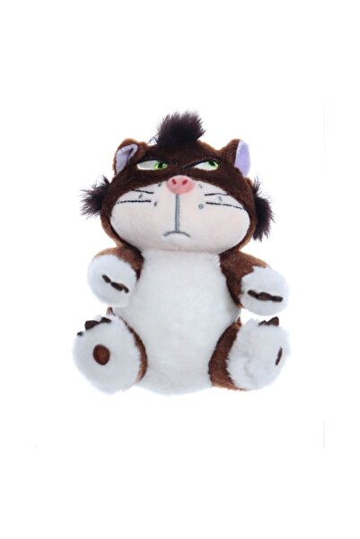 OEM Plush Toy, Kitten, Keychain, Brown, 12 cm