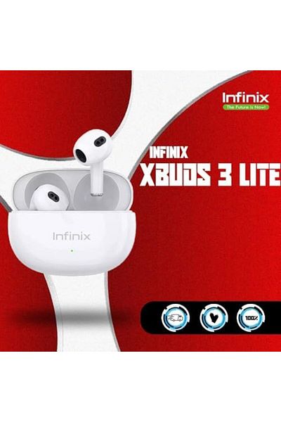 INFINIX XE33 Xbuds 3 Lite True Wireless Earbuds – Bluetooth 5.3, ENC Noise Reduction, 24-Hour Play