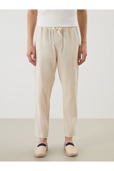 LC Waikiki Ανδρικό παντελόνι Comfortable Fit Linen Look