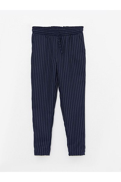 LC Waikiki Pantaloni pentru fete cu dungi cu talie elastică