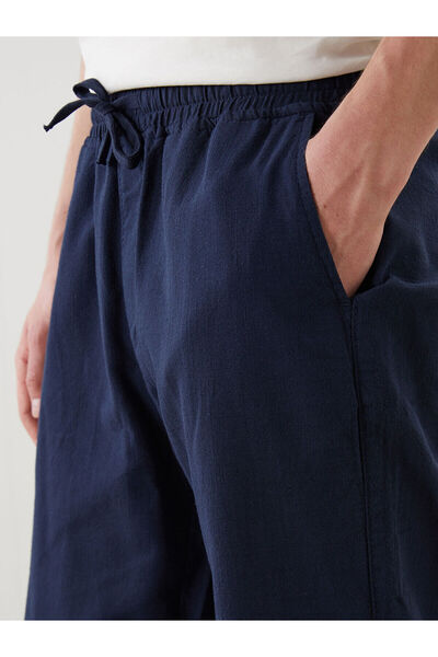 LC Waikiki Rahat Kalıp Keten Görünümlü Erkek Pantolon