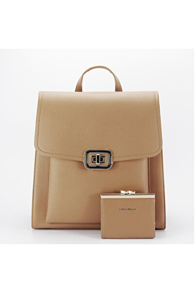 CHRİS BELLA Rucsac Chris Bella Premium cămil CB2425-3 127